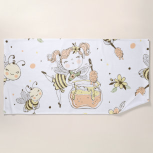 Bienenart Strandtuch