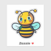 Bienenaufkleber für Wasserflasche Aufkleber (Blatt)