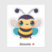 Bienenaufkleber für Wasserflasche Aufkleber (Blatt)