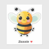 Bienenaufkleber für Wasserflasche Aufkleber (Blatt)