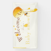 Bienenbaby-Dusche Banner (Vertikal)