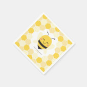 BienenBaby-Dusche Napkins mit Honeycomb-Design Serviette (Ecke)