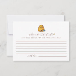 Bienenberatung für die Bride Cards RSVP Karte
