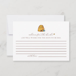Bienenberatung für die Bride Cards RSVP Karte