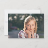 Bienenbergwerk Blume Rosa Unterricht Valentine Kar Einladung (Rückseite)