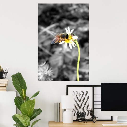 Bienenbestäubungspopster Poster (Heimbüro)