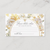 Bienenblume Datum Ideen für die Nacht. Datum jar Begleitkarte (Vorderseite)