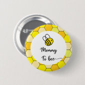 Bienenblume. Mommy to be Button (Vorne & Hinten)