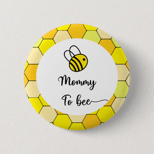 Bienenblume. Mommy to be Button