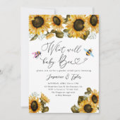 Bienenblume-Party Einladung (Vorderseite)