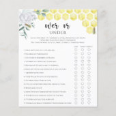 Bienenblume über oder unter Brautparty (Vorderseite)