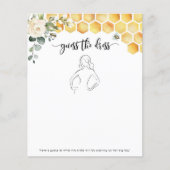 Bienenblüte Reue das Kleid Brautparty Spiel (Vorderseite)