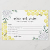 Bienenblütenberatung und wünscht Brautparty Briefpapier (Vorderseite)