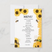 Bienenblütenblume Geburtstagsparty Einladung (Vorderseite)