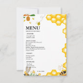 Bienenblütenblume Geburtstagsparty Einladung (Vorderseite)