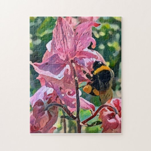 Bienenblütengarten Puzzle (Vertikal)
