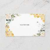 Bienenblütenkarte Begleitkarte (Vorderseite)