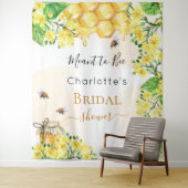 Bienenbraut zu gelber Blüte Wandteppich (Beispiel)