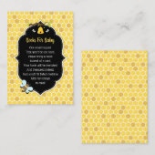 Bienenbücher für Baby Begleitkarte (Vorne/Hinten)