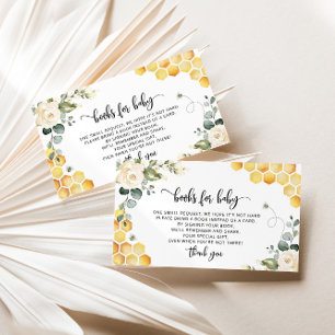 Bienenbücher für Babytickets, süß wie möglich Begleitkarte