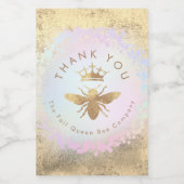 Bienendesign aus Imitaten Weinetikett (Einzelnes Label)