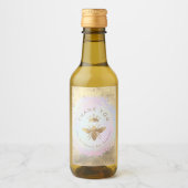 Bienendesign aus Imitaten Weinetikett (Vorderseite)