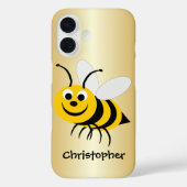 Bienendesign Case-Mate iPhone Hülle (Rückseite)
