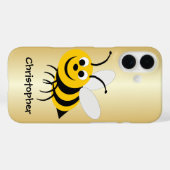 Bienendesign Case-Mate iPhone Hülle (Rückseite (Horizontal))
