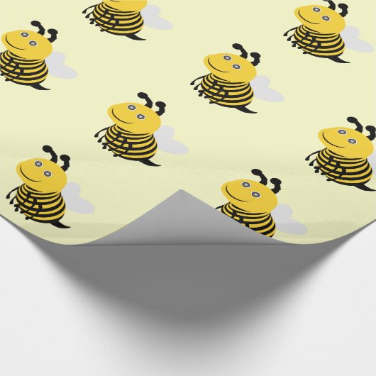 Bienendesign Geschenkpapier (Ecke)