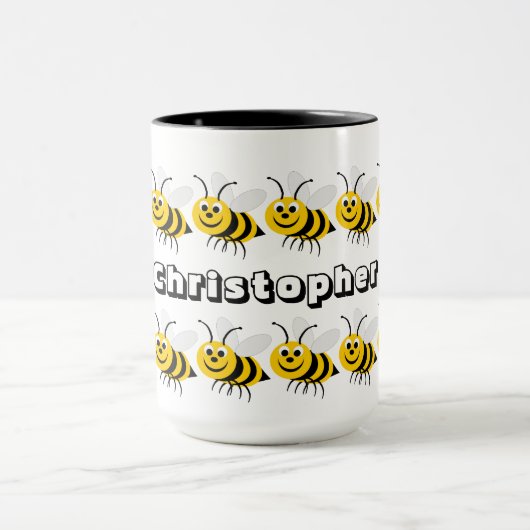 Bienendesign Tasse (Zentrum)