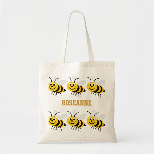 Bienendesign Tragetasche (Vorne)
