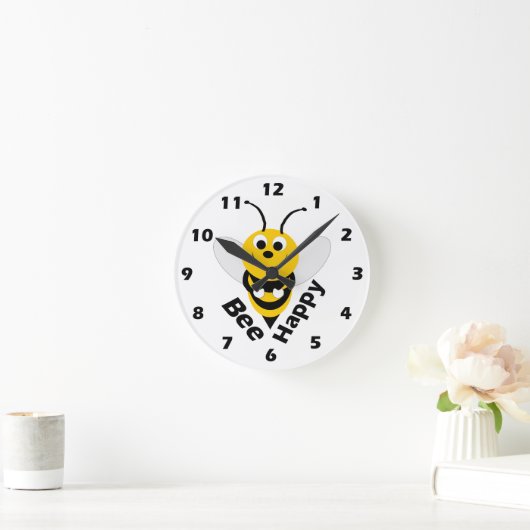 Bienendesign-Wall-Uhr Runde Wanduhr (Zuhause)