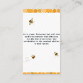 Bienendusche Begleitkarte (Rückseite)