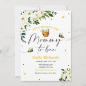 Bienendusche Einladung Gelbe Mami zu sein (Vorderseite)