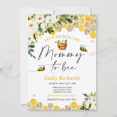 Bienendusche Einladung Gelbe Mami zu sein (Vorderseite)