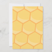 Bienendusche, süß wie möglich, Einladung zur Biene (Rückseite)