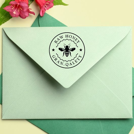 Bieneneigenartige Briefmarke Permastempel