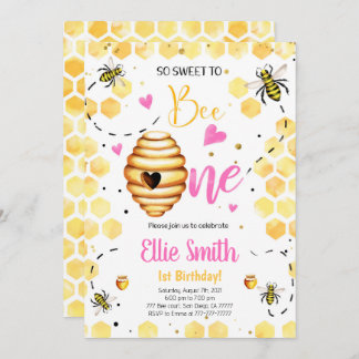 Bieneneinladung Einladung