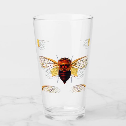 Bienenentwurf Glas (Vorderseite)