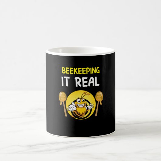 Bienenerhalterin Art BeeKeeping It Real Kaffeetasse (Mittel)