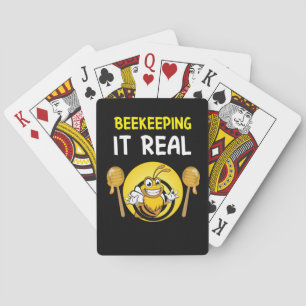 Bienenerhalterin Art BeeKeeping It Real Spielkarten
