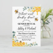 Bienenerkrankung Einladung (Stehend Vorderseite)