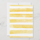 Bienenerlebnisdusche Einladung Blumenkuchen Dusche (Rückseite)