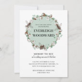 Bienenerlebnisdusche Minze grüne Einladung (Vorderseite)