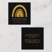 Bienenersatzkarte Quadratische Visitenkarte (Vorne/Hinten)