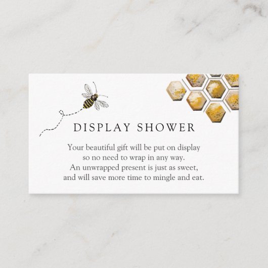 Bienenerscheinungskarte Begleitkarte (Vorderseite)