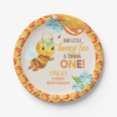 Bienenerstück - Mädchen - Custom Pappteller (Vorderseite)