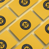 Bienenfarm-Logo Gelb & Schwarz Visitenkarte