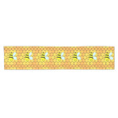Bienenfederdesign Kurzer Tischläufer (Horizontal)