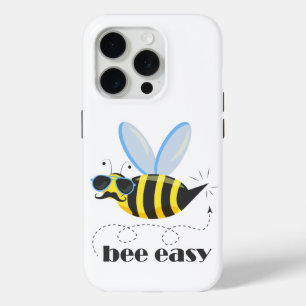Bienenfigur mit Schnurrbart-Sonnenbrille Bee Easy Case-Mate iPhone Hülle